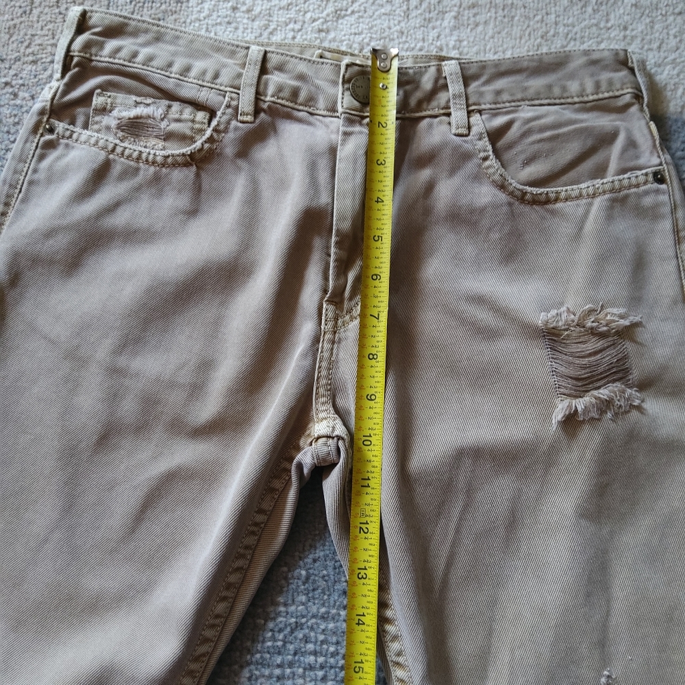 Current/Elliott Sample Distressed Capri Jeans - 31 - image 7